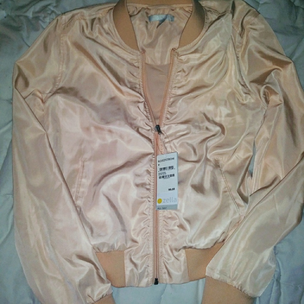 GORGEOUS silky zara bomber jacket